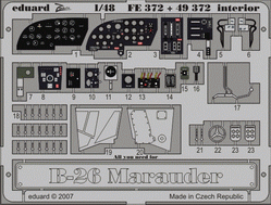 Eduard FE372 B-26 interior MONOGRAM, REVELL 1/48