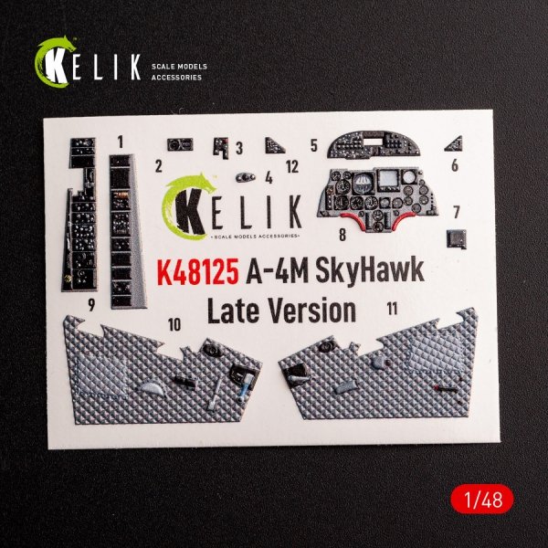 Kelik K48125 A-4M Late production- interior 3D decals for Magic Factory kit (1/48)