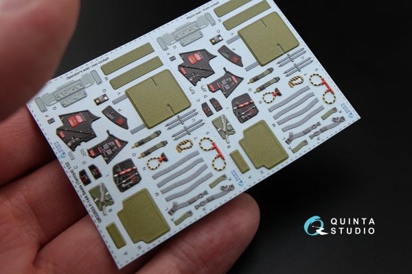 Quinta Studio QR32003 GRU-7A ejection seats for F-14A (2pcs) (for Tamiya kit) 1/32