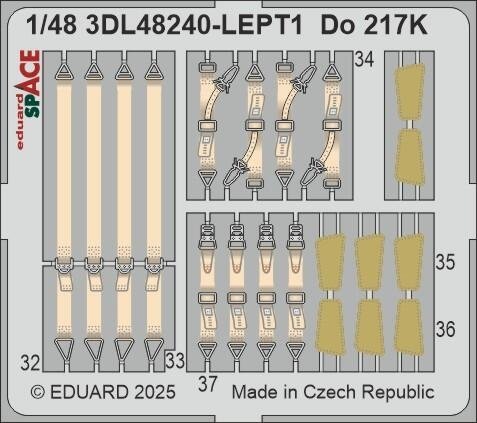 Eduard 3DL48240 Do 217K SPACE ICM 1/48
