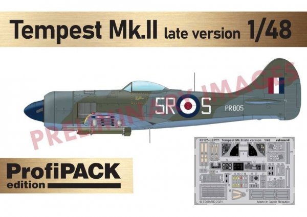 Eduard 82125 Tempest Mk.II late version Profipack edition 1/48