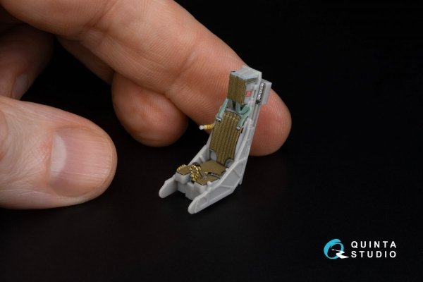 Quinta Studio QD48305 AV-8B Early 3D-Printed &amp; coloured Interior on decal paper (Hasegawa) 1/48