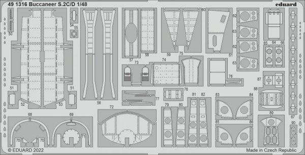 Eduard BIG49358 Buccaneer S.2C/ D AIRFIX 1/48