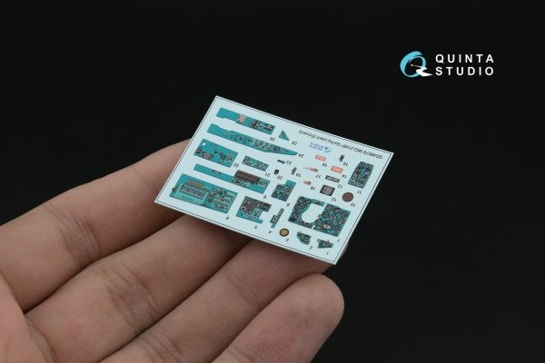 Quinta Studio QD+48578 MiG-21MF Fishbed-J (Gorkiy plant) 3D-Printed &amp; coloured Interior on decal paper (Eduard) (with 3D-printed resin parts) 1/48
