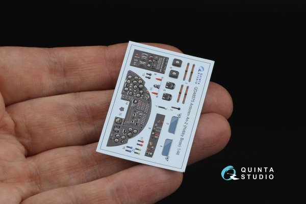 Quinta Studio QD48575 Antonov An-2 Colt 3D-Printed &amp; coloured Interior on decal paper (HobbyBoss) 1/48