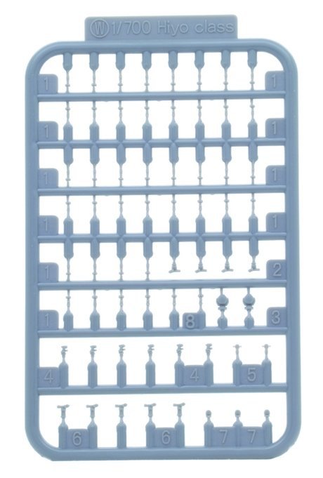 Fujimi 433196 TOKU-203 EX-1 Horizontal Binocular Telescope &amp; Searchlight Set for IJN Warships Special Edition (Clear) 1/700