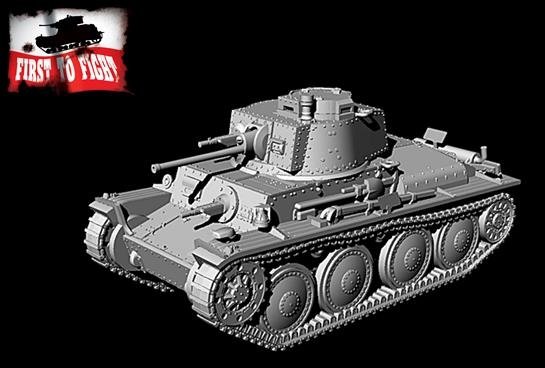 First To Fight PL109 Niemiecki czołg lekki Pz.Kpfw 38 Ausf. D 1/72