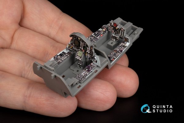 Quinta Studio QD48341 F-4G early 3D-Printed &amp; coloured Interior on decal paper (Meng) 1/48
