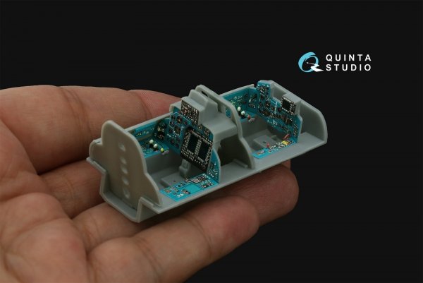 Quinta Studio QDS-48505 MiG-31BM 3D-Printed &amp; coloured Interior on decal paper (Hobby Boss) (Small version) 1/48