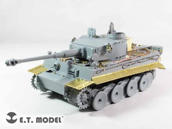 E.T. Model EA35-109 WWII German TIGER I Fender &amp; Side Skirts (Early Production) For DRAGON Smart Kit 1/35