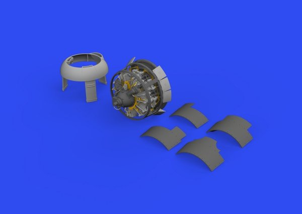 Eduard 648947 FM-1 engine PRINT Eduard 1/48