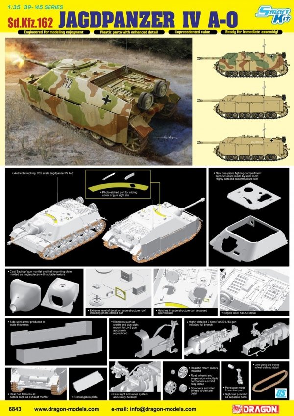 Dragon 6843 Jagdpanzer IV A-0 1/35