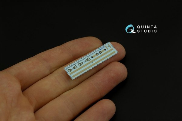 Quinta Studio QD35062 Dodge WC-51 3D-Printed &amp; coloured Interior on decal paper (Zvezda) 1/35