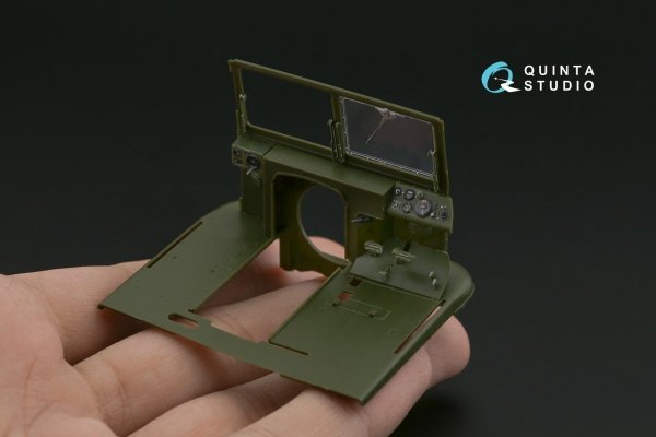 Quinta Studio QD35095 STZ-5 BM-13 3D-Printed &amp; coloured Interior on decal paper (Zvezda) 1/35