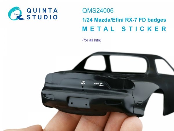 Quinta Studio QMS24006 Mazda/Efini RX-7FD Badges (All kits) 1/24