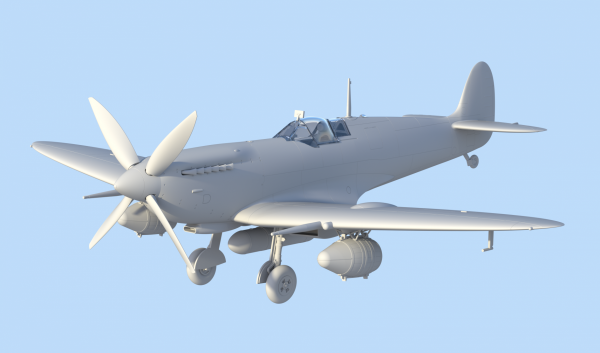 ICM 48060 Spitfire Mk.IXC Beer Delivery, WWII British Fighter (1:48)