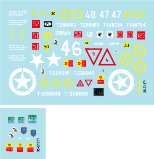 Star Decals 35-C1171 Sherman Mk V 1/35