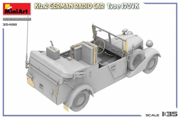 MiniArt 35488 Kfz.2 GERMAN RADIO CAR TYPE 170VK 1/35