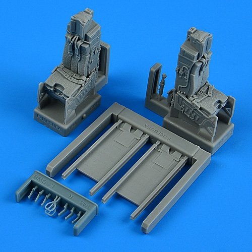 Quickboost QB49200 F-16I Sufa ejection seats with safety belts (for GWH) 1/48