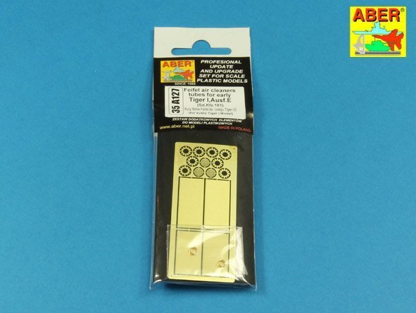 Aber 35A127 Feifel air cleaners tubes for early Tiger I, Ausf.E (Sd.Kfz.181) (1:35)