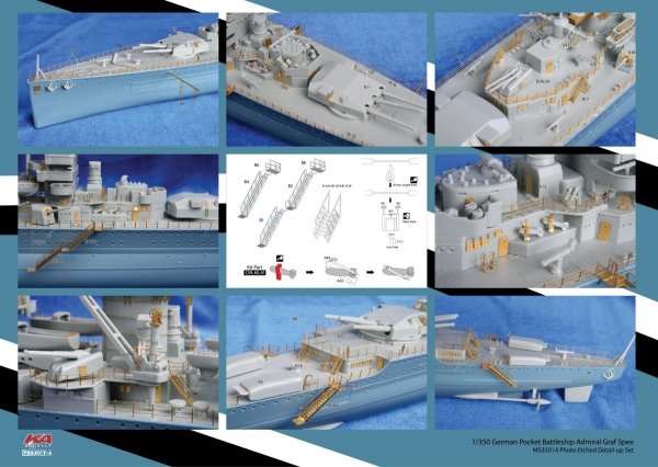 MK1 Design MS-35014 Graf Speer Detail-UP 1/350