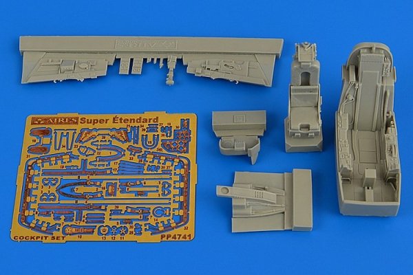 Aires 4741 Super Etendart SUE cockpit set 1/48 KINETIC