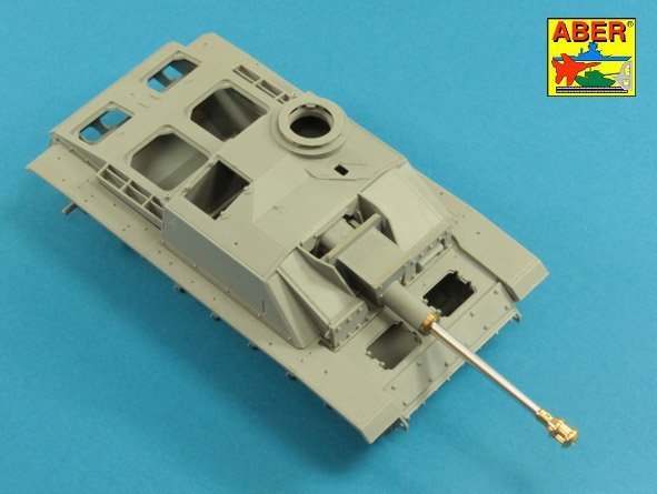 Aber 35L-059n German StuK.40 L/48 7,5 cm Barrel with middle muzzle brake for Stug.III, Ausf G - middle model (1:35)
