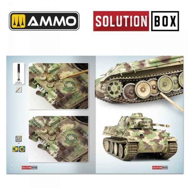 Ammo of Mig 6529 SOLUTION BOOK 23 - How to Paint WWII German Late War Vehicles (Multilingual Book)