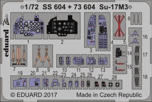 Eduard SS604 Su-17M3 MODELSVIT 1/72