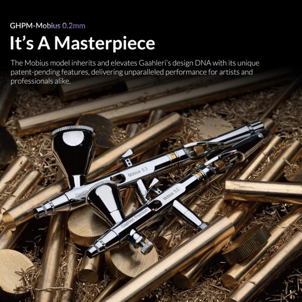 Gaahleri 40850 Premium Series GHPM-Mobius 0,2 mm Airbrush
