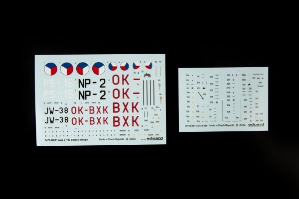 Eduard 7471 Avia S-199 bubble canopy 1/72