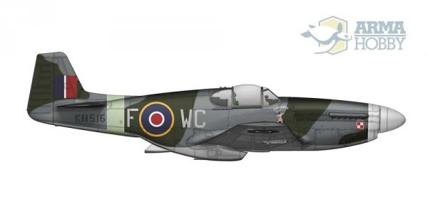 Arma Hobby 70067 P-51 B/C Mustang 1/72