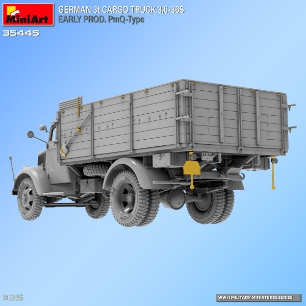 Miniart 35445 GERMAN 3t CARGO TRUCK 3,6-36S EARLY PROD. PmQ-Type 1/35