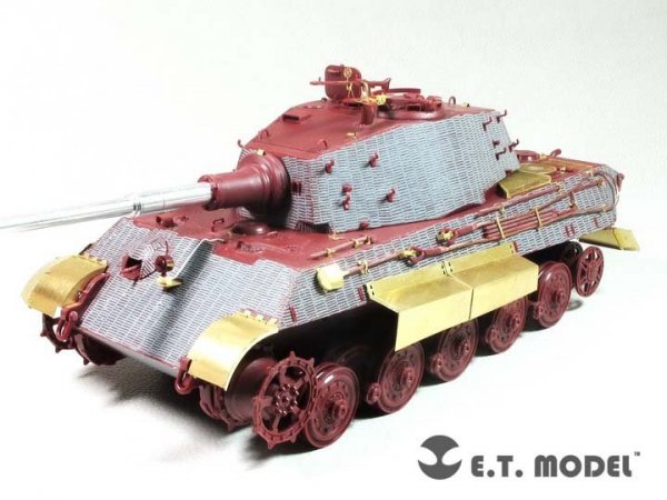 E.T. Model E35-259 WWII German KING TIGER（Henschel Turret）Basic (For MENG Kit) (1:35)