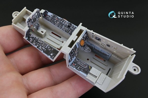 Quinta Studio QD32037 F-4J 3D-Printed &amp; coloured Interior on decal paper (for Tamiya kit) 1/32