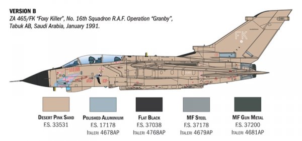 Italeri 2521 Tornado GR.1 Desert Storm 1/32