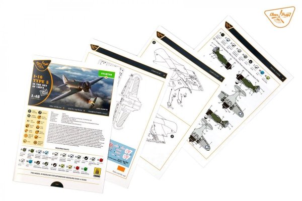 Clear Prop! CP4813 Polikarpov I-16 type 5 - in the sky of China STARTER KIT 1/48