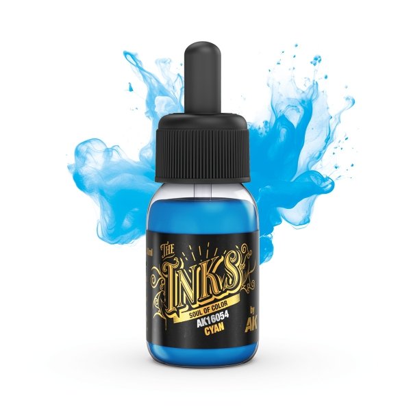 AK Interactive AK16054 CYAN – INK 30ml