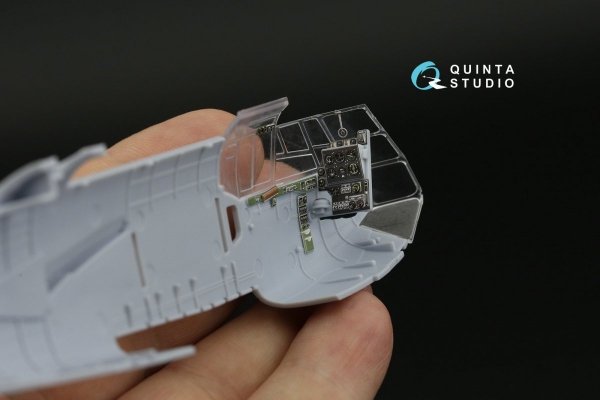Quinta Studio QDS-48378 Bristol Blenheim Mk.I 3D-Printed &amp; coloured Interior on decal paper (Airfix) (Small version) 1/48