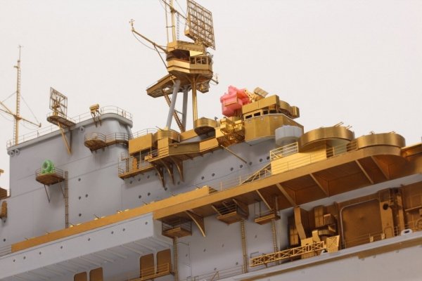Pontos 27010fn 1/200 USS CV-6 Enterprise 1942 Detail Up Set (Teak Tone wooden deck) 1/200