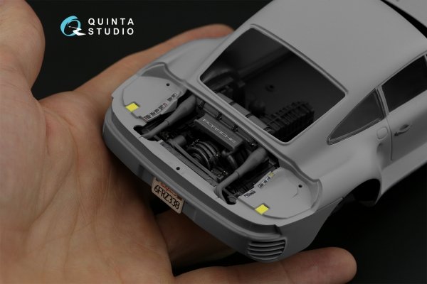 Quinta Studio QDS-24003 Porsche 959 3D-Printed &amp; coloured Interior on decal paper (Tamiya) (Small version) 1/24