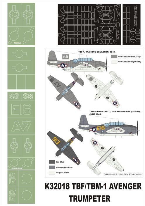 Montex K32018 TBF-1 Avenger 1/32