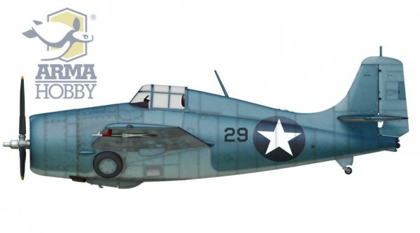 Arma Hobby 70049 Cactus Air Force F4F-4 Wildcat + P-400/P-39D Airacobra Deluxe Set 1/72