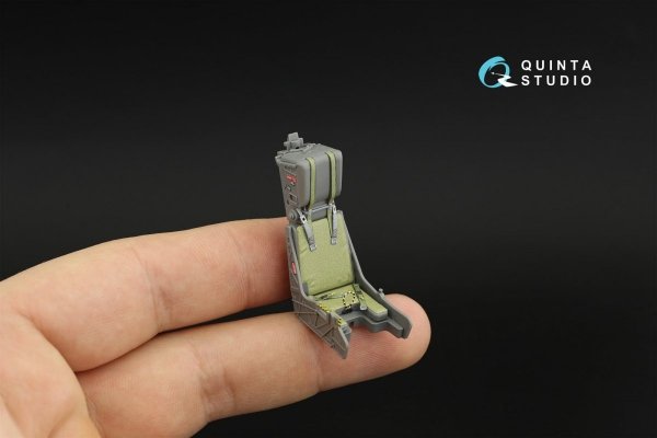 Quinta Studio QD32111 F/A-18A++ 3D-Printed &amp; coloured Interior on decal paper (Academy) 1/32
