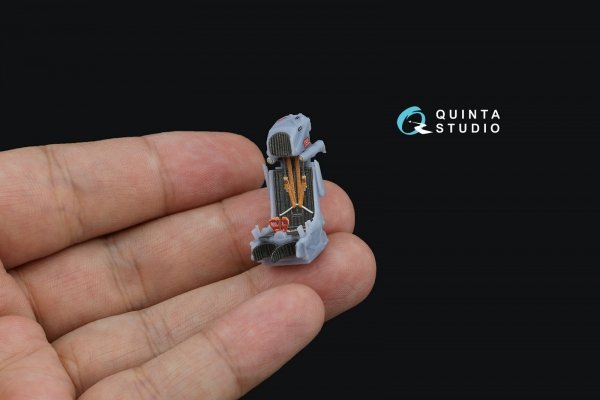 Quinta Studio QR+48073 K-36DM (initial release) ejection seat (for Su-17M3/M4/UM3/22, Su-24, MiG-29 9-12 Early aircraft) (All kits) 1/48