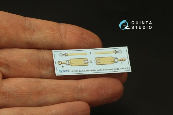 Quinta Studio QR32029 WWI German seats Belts for bombers 1/32