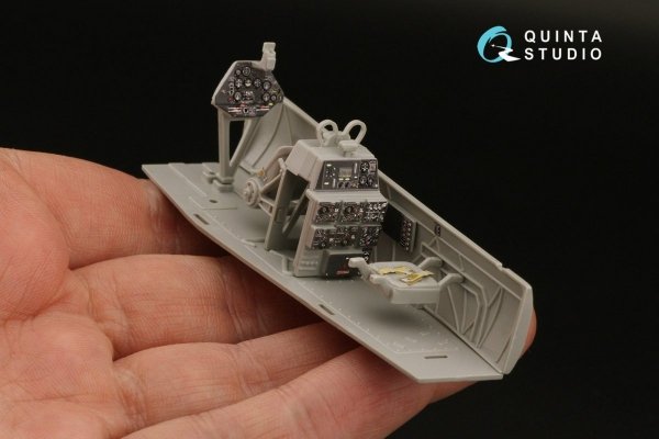 Quinta Studio QD48289 Ar 196A-3 3D-Printed &amp; coloured Interior on decal paper (Italeri) 1/48