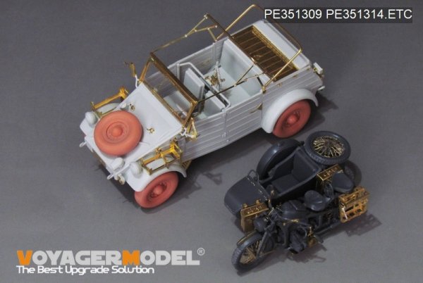 Voyager Model PE351314 WWII German Kubelwagen Type 82 Africa Troop Version Upgrade Set For MENG VS-015 1/35