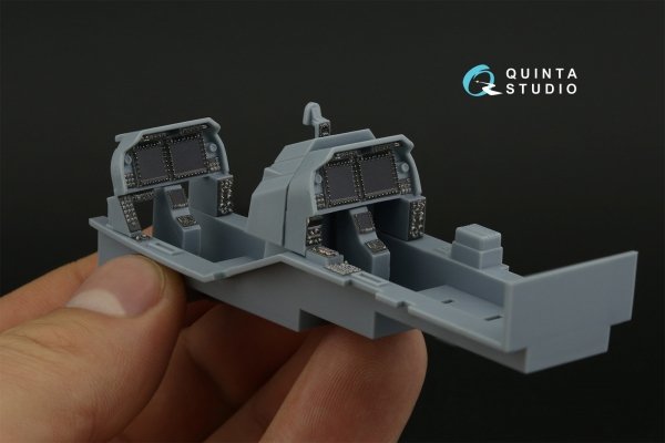 Quinta Studio QDS-35119 AH-1Z 3D-Printed coloured Interior on decal paper (Academy) (Small version) 1/35