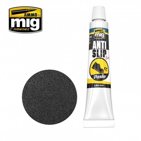 Ammo of Mig 2034 ANTI-SLIP PASTE - BLACK COLOR FOR 1/72 &amp; 1/48